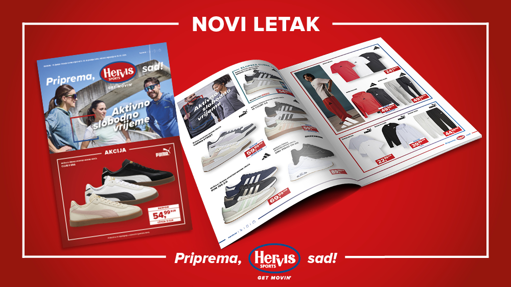 HERVIS NOVI LETAK: AKTIVNO SLOBODNO VRIJEME