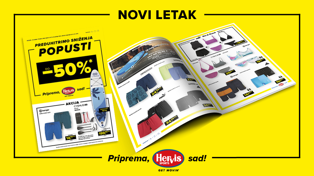 HERVIS NOVI LETAK LJETO