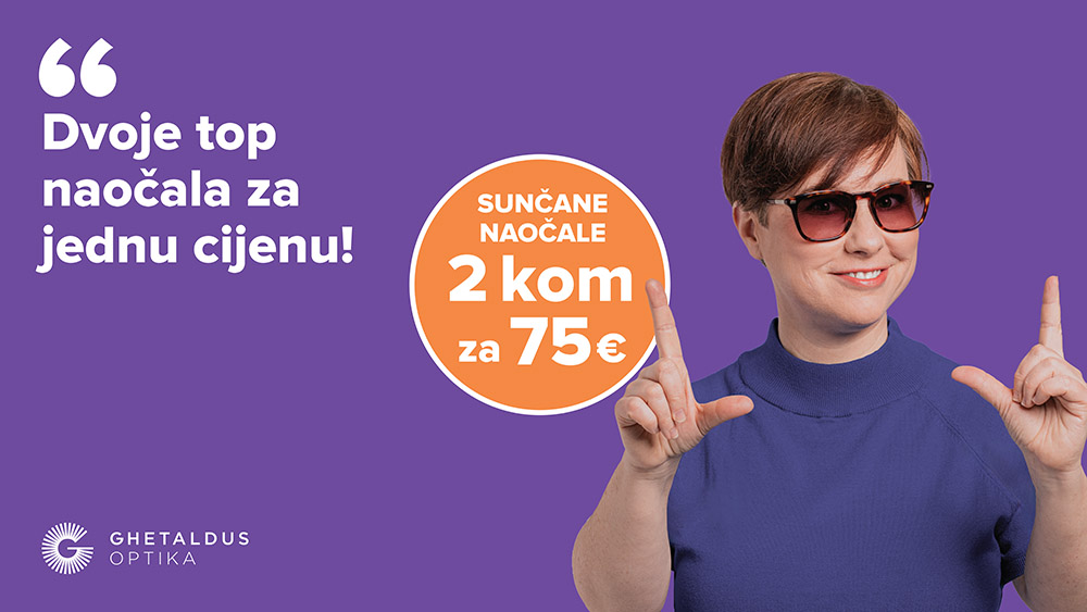 Dvoje top naočala za jednu cijenu!!