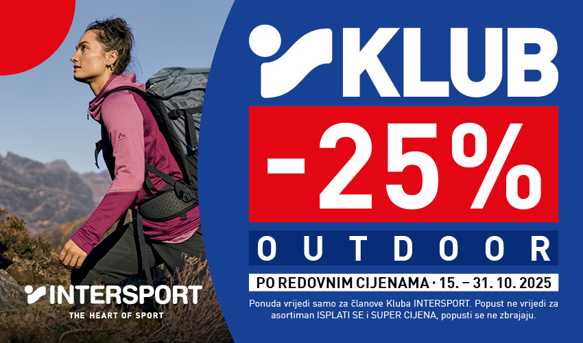 [ISKORISTITI 25% POPUSTA NA OUTDOOR OPREMU!]