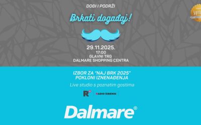 Poziv na događaj: Izbor za “Naj brk Šibensko-kninske županije 2025.” – 29. studenoga u Dalmare shopping centru