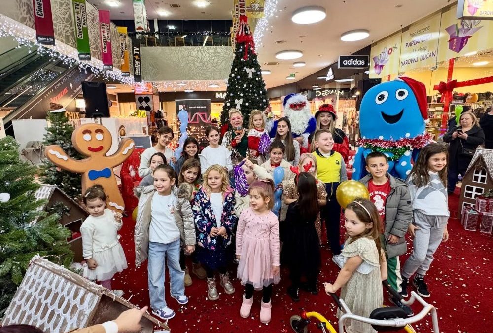 Vesela Dječja Nova godina u Dalmare Shopping Centru