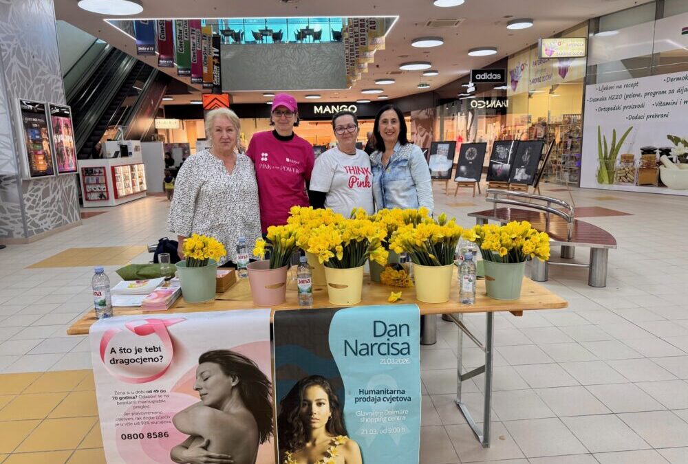Obilježeni Dani narcisa u Dalmare Shopping Centru