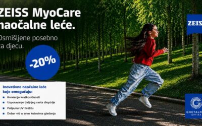Back to School akcija: -20% na dječje ZEISS MyoCare naočalne leće