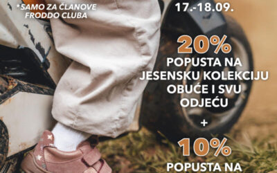 20% na jesenske artikle u Froddo shopu!